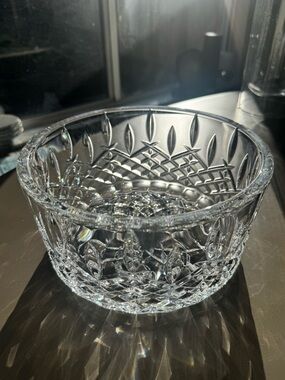 Waterford Marquis Crystal Bowl 9” Lismore Style Cut Glass Centerpiece
